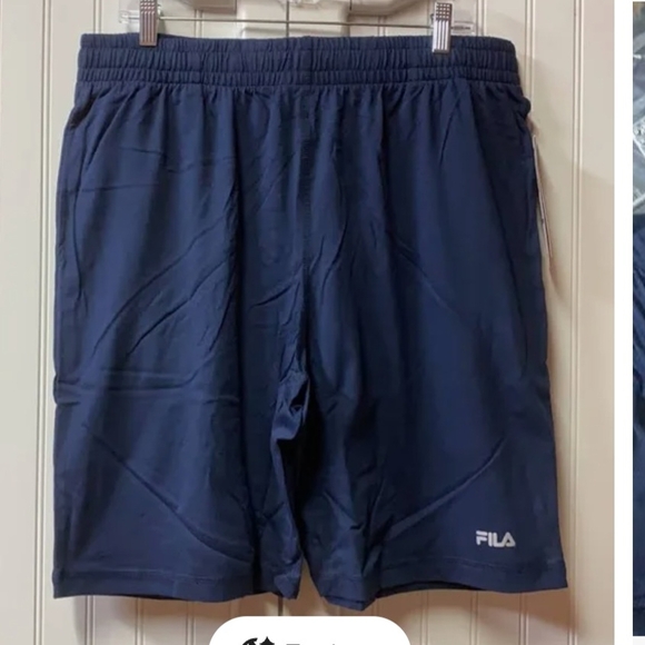 FILA Men's Blue Athletic Jersey Shorts - Picture 1 of 4